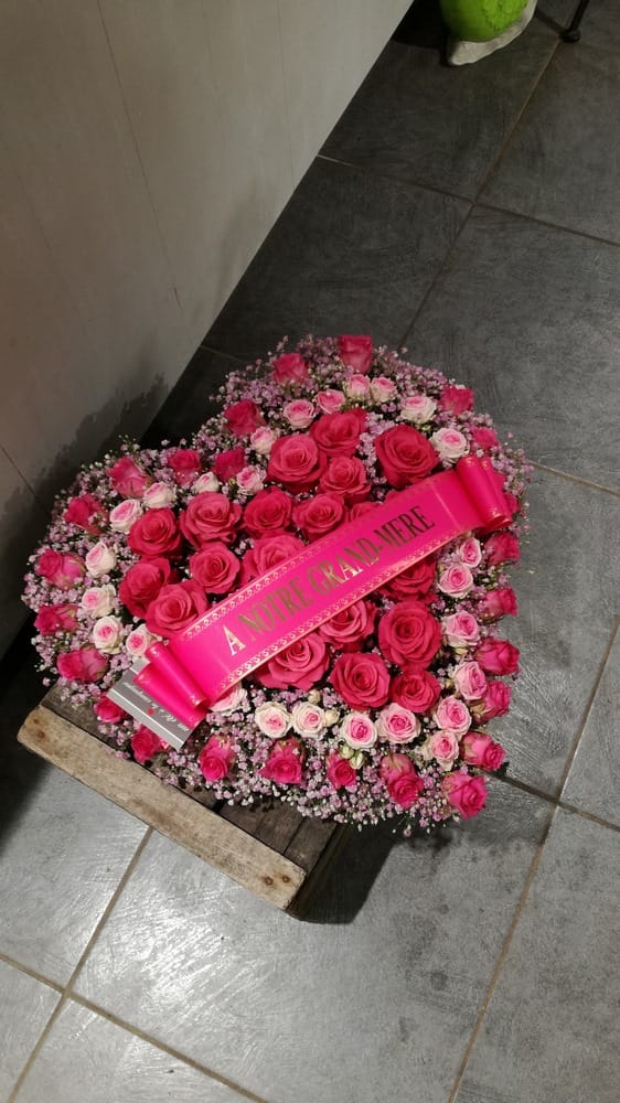 coeur deuil mayenne fleuriste
