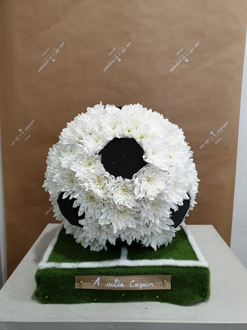 deuil ballon fleurs mayenne