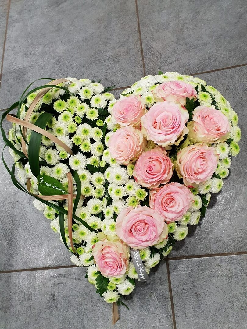 deuil gerbe fleur fleuriste