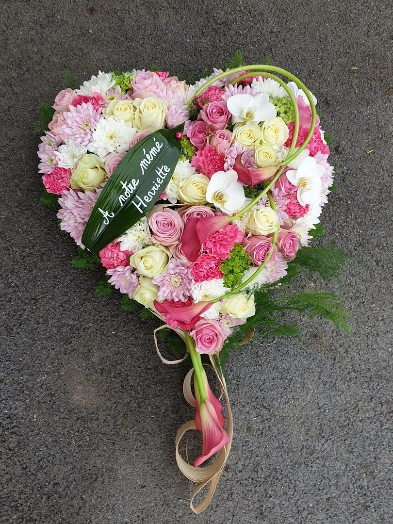 gerbe coeur mayenne-fleuriste